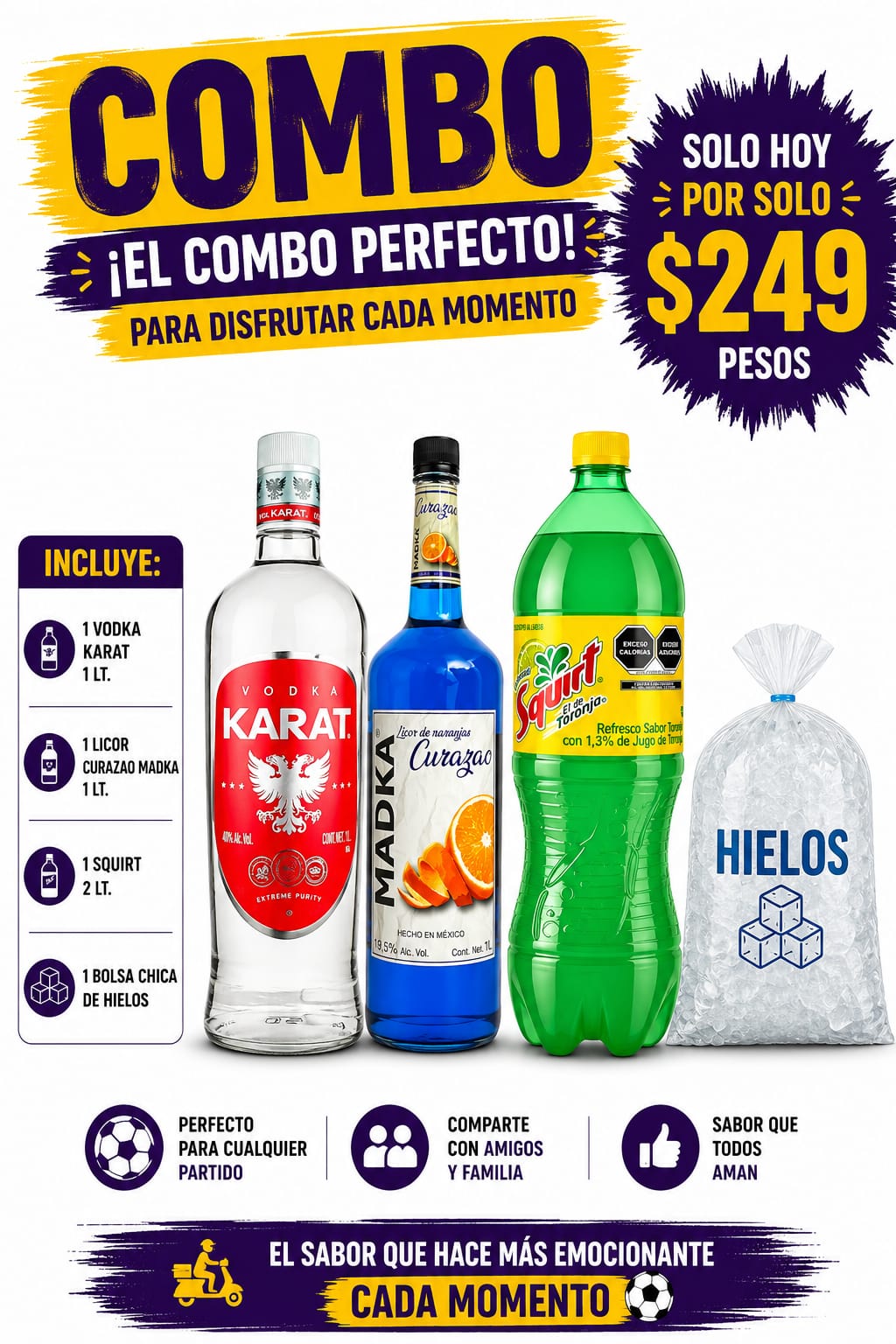 Combo Azulitos