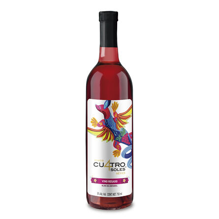 Vino Rosado Cuatro Soles Afrutado 750ml