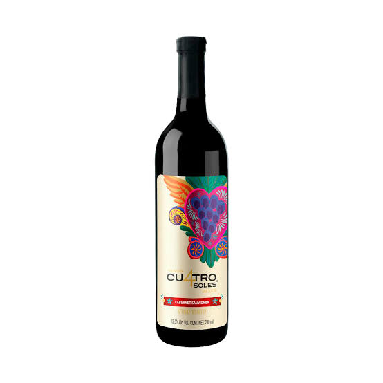 Vino Tinto Cuatro Soles Cabernet 750ml