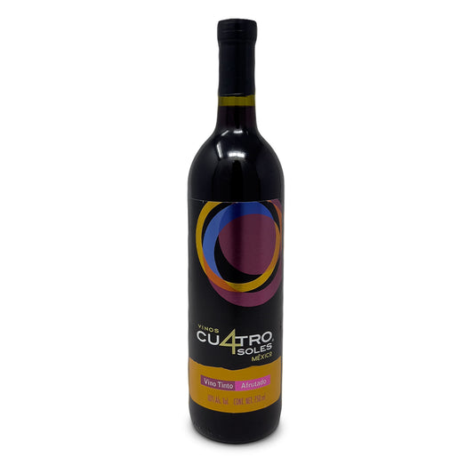 Vino Tinto Cuatro Soles Afrutado 750ml