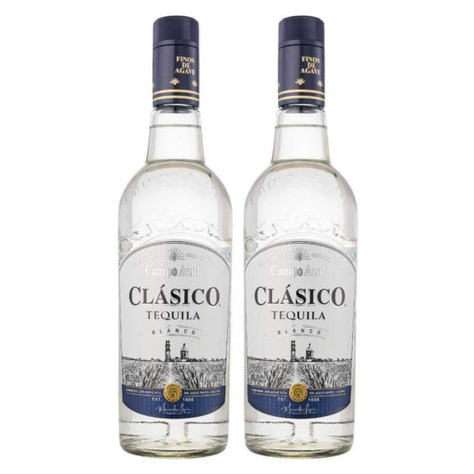 Tequila DuoPack Campo azul blanco 750ml